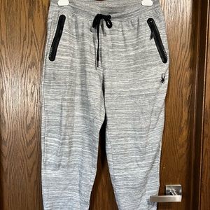 It’s grey sweatpants season! Men’s Large Spyder joggers size L